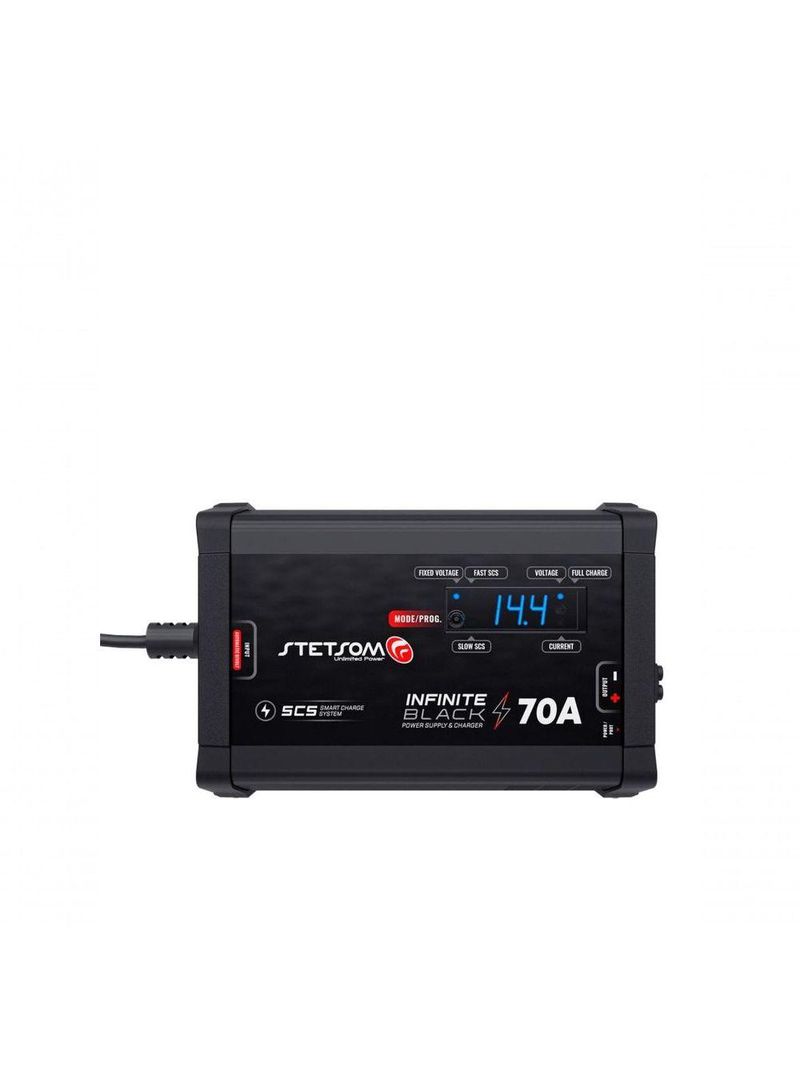 Carregador De Bateria - Fonte Stetsom Infinity Black 70a