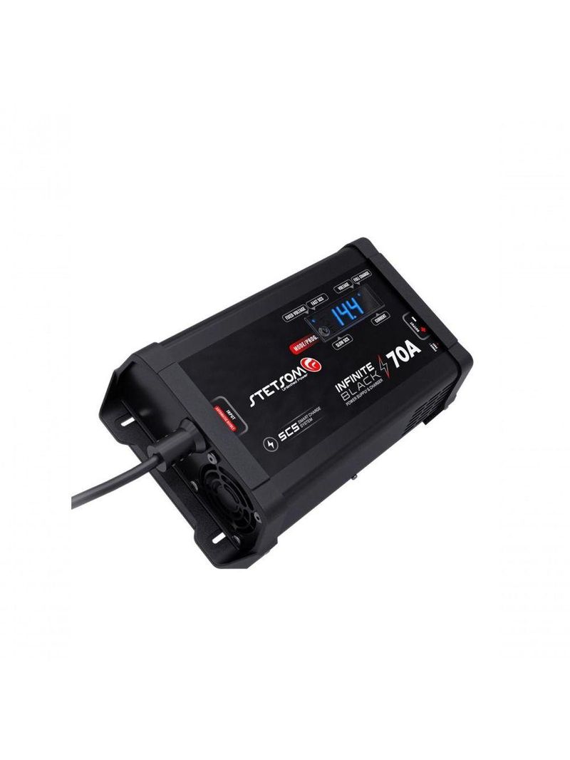 Carregador De Bateria - Fonte Stetsom Infinity Black 70a