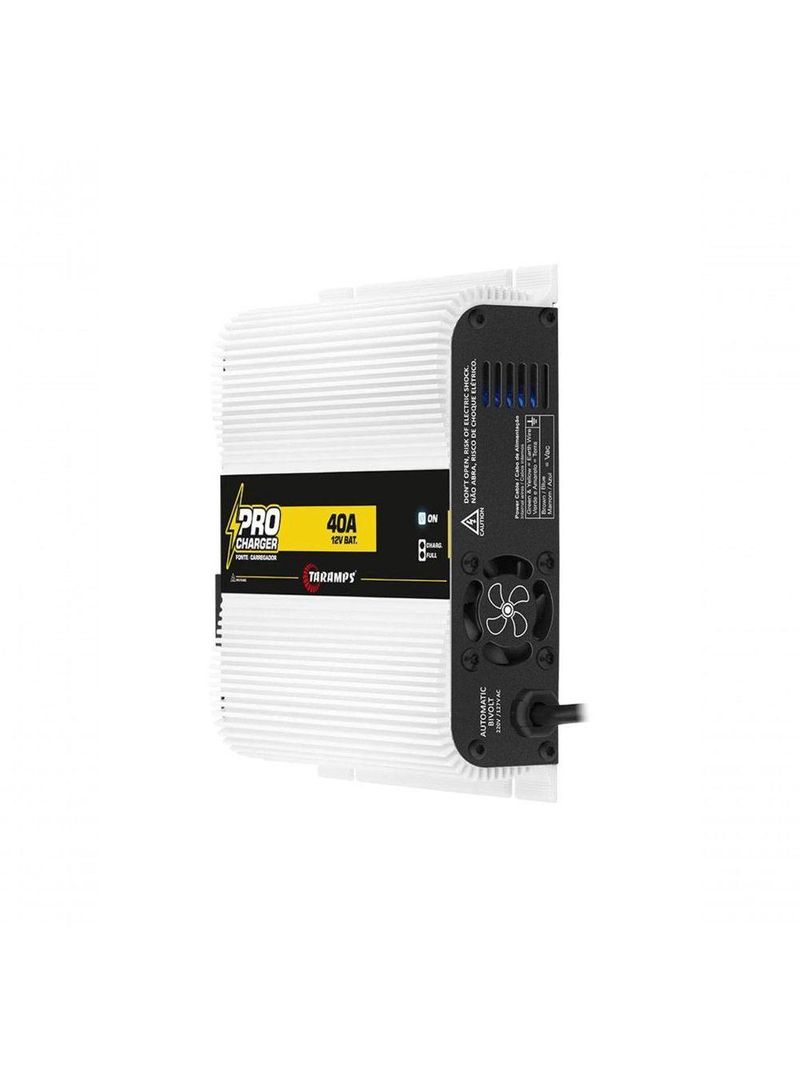Carregador De Baterias Taramps Pro Charger 40a 0,93kva