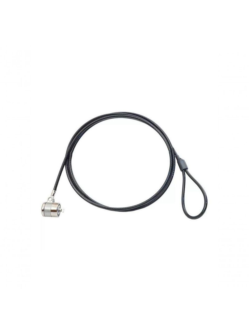 Trava Para Notebook C3tech Cs-30 Com Chave 1,8 Metros Preto