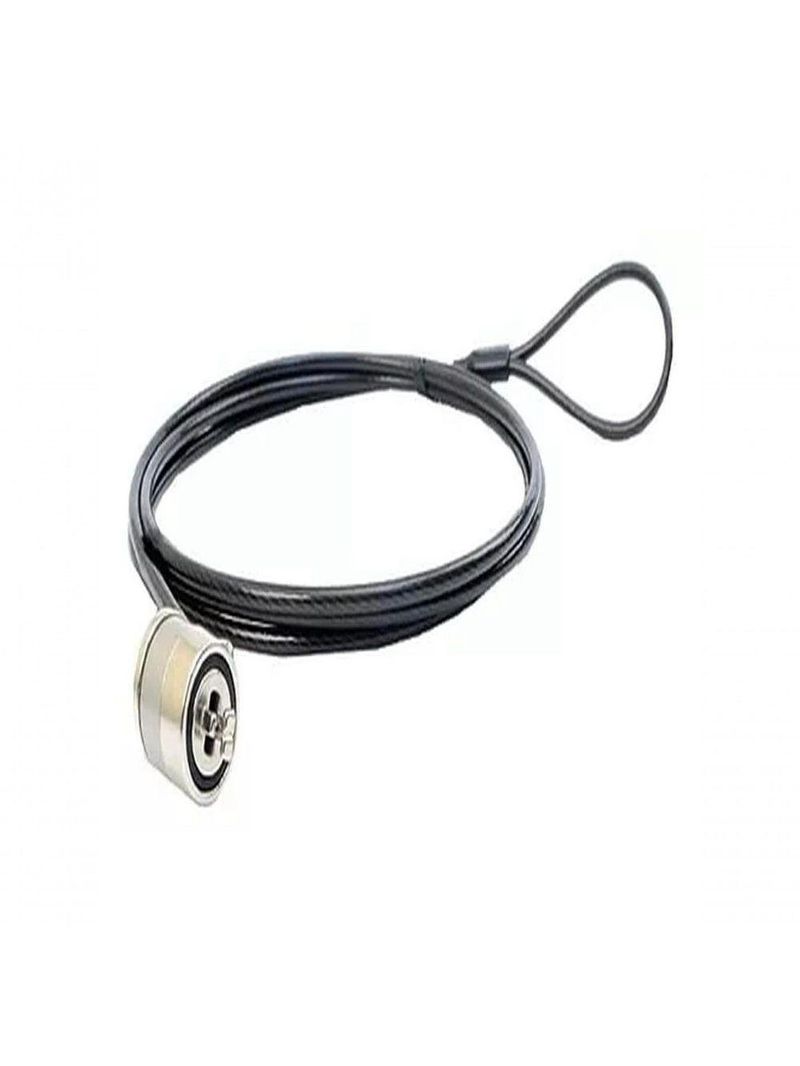 Trava Para Notebook C3tech Cs-30 Com Chave 1,8 Metros Preto