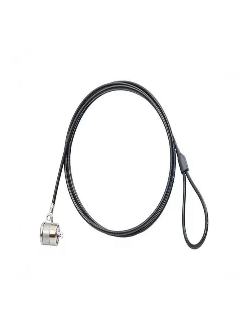 Trava Para Notebook C3tech Cs-30 Com Chave 1,8 Metros Preto