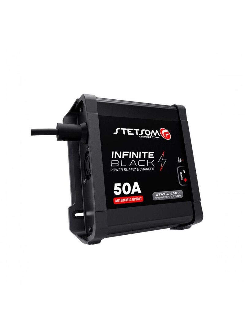 Carregador De Bateria - Fonte Stetsom Infinity Black 50a