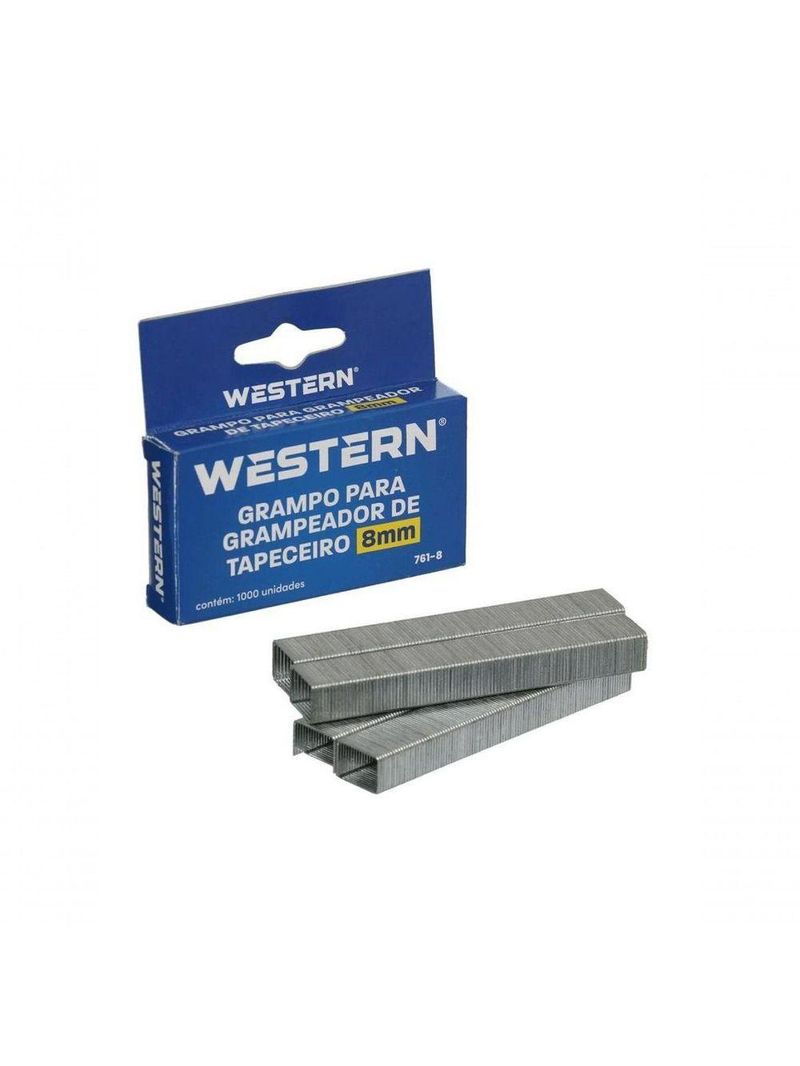 Grampo Para Grampeador Western 8 Mm