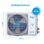 Ar Condicionado Split Elgin Eco Inverter III Wi-Fi 12000 BTUs Frio 220V HJFC12C2WGCG