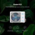 Ar Condicionado Split Elgin Eco Inverter III Wi-Fi 12000 BTUs Frio 220V HJFC12C2WGCG