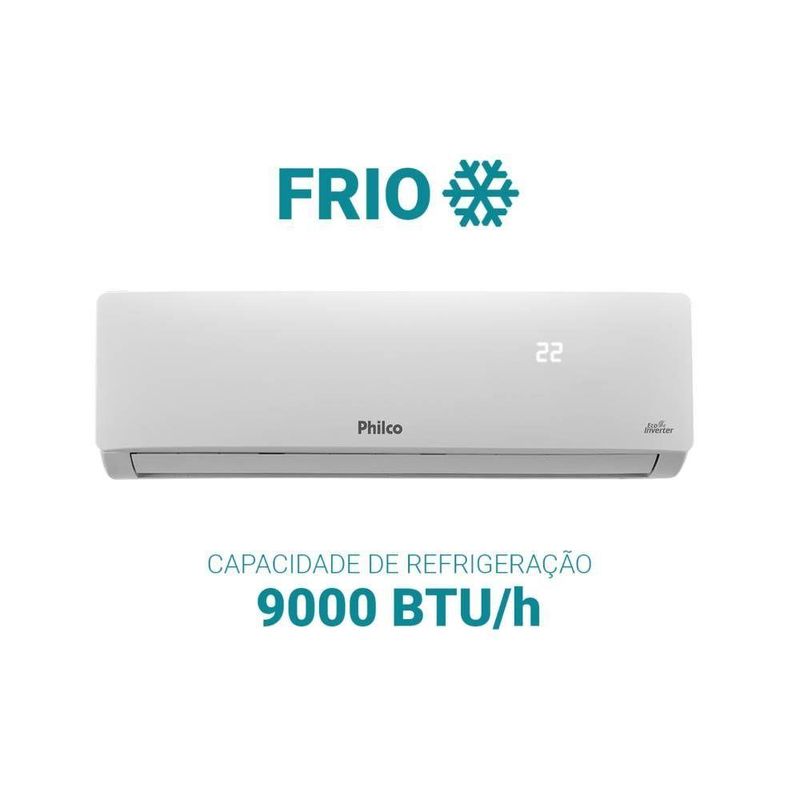 Ar Condicionado Inverter Philco 9000 BTUs Frio 220V PAC9FT