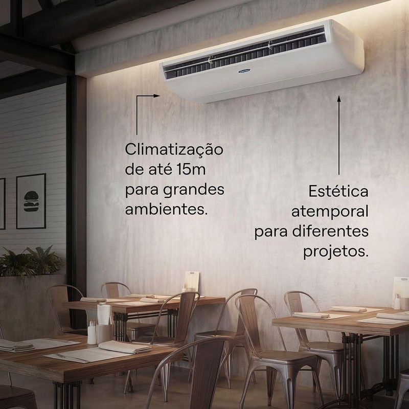 Ar Condicionado Split Teto Carrier Xperience 64000 BTUs Frio 380V Trifásico R410A 38CCW064235MC