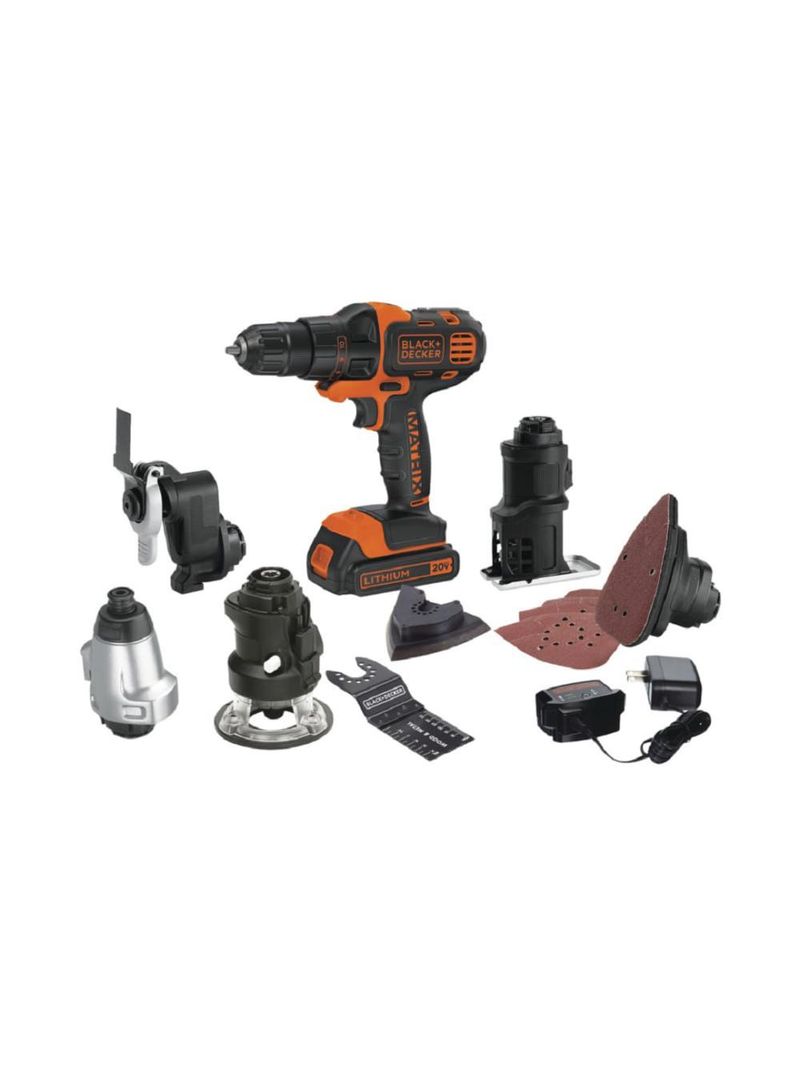 Kit parafusadeira matrix 6x1 20v black decker