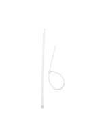 Abraçadeira de nylon 200x4,8x1,5 mm tramontina branca