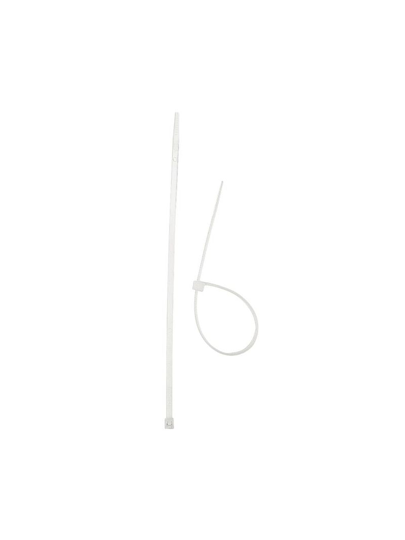 Abraçadeira de nylon 200x4,8x1,5 mm tramontina branca