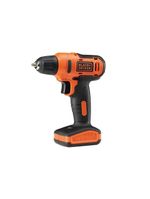 Furadeira e parafusadeira 3/8 12v 13 acessórios black+decker
