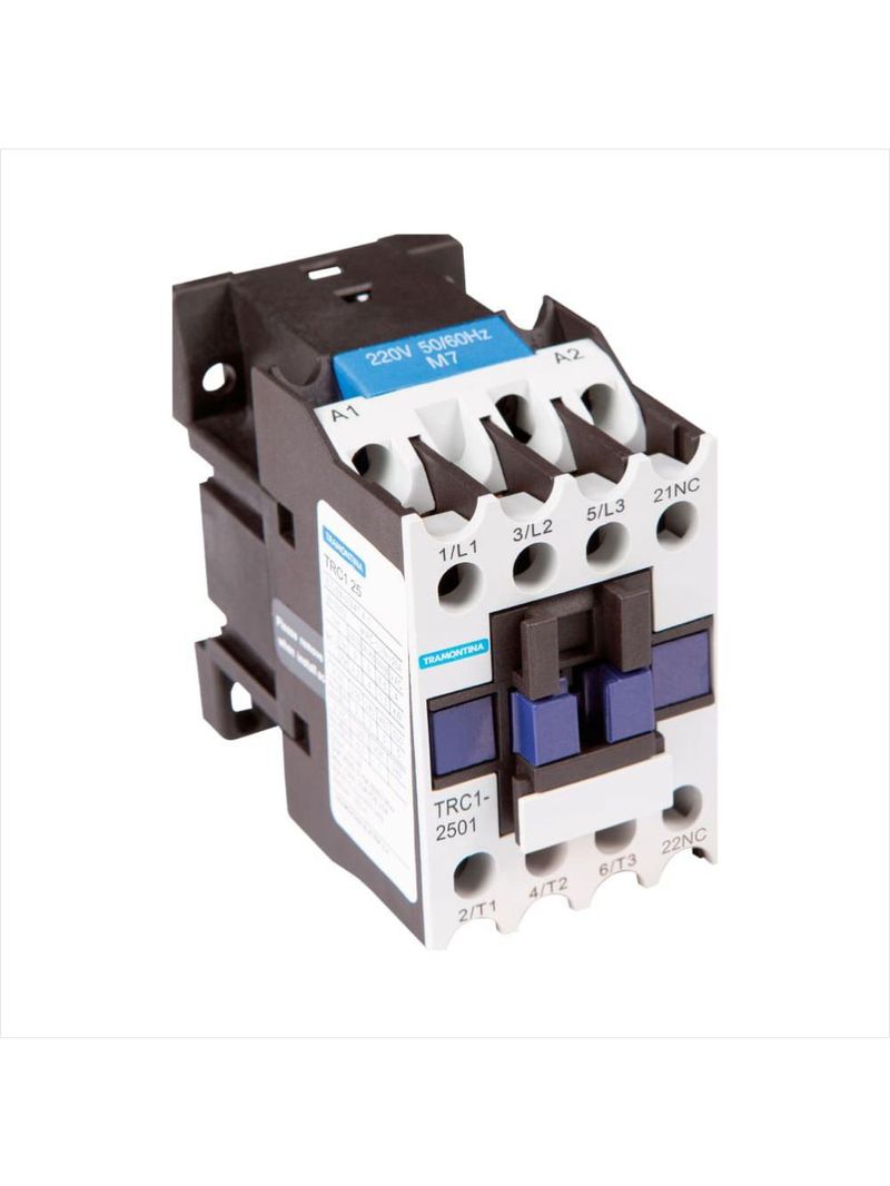 Contator tripolar tramontina trc1-2501 25 a 220 vca 1nf