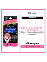 Adesivo removedor de cravos bioré - pore cleansing strips black