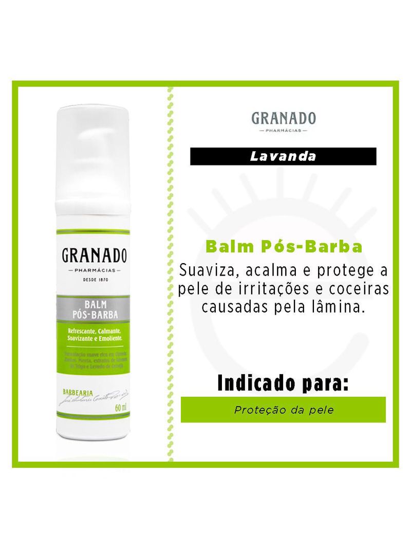 Balm pós-barba de granado