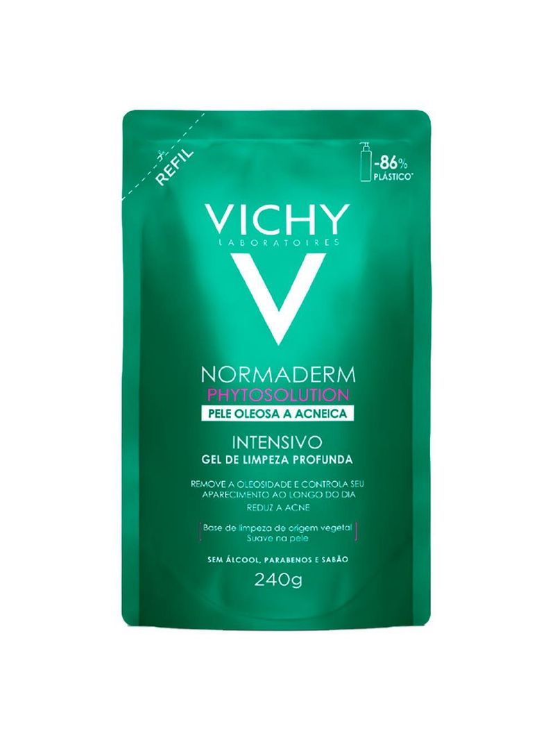 Gel de limpeza intensivo vichy normaderm phytosolution refil