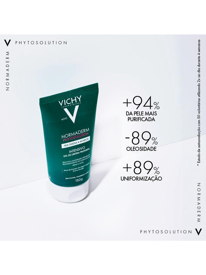 Gel de limpeza intensivo vichy normaderm phytosolution refil
