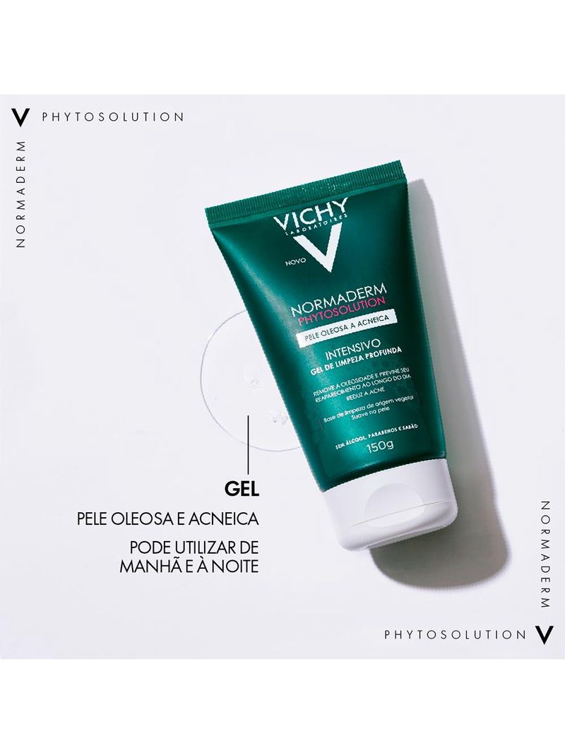 Gel de limpeza intensivo vichy normaderm phytosolution refil