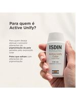 Isdin fotoultra active unify fusion protetor clareador com cor fps99