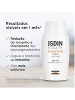 Isdin fotoultra active unify fusion protetor clareador com cor fps99
