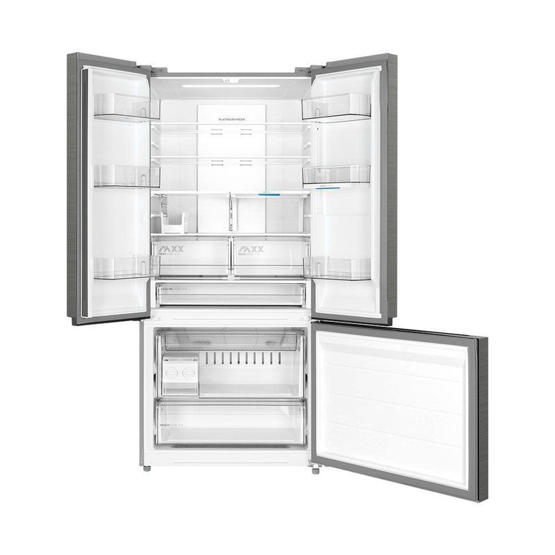 Refrigerador Midea Multidoor 672L Frost Free Inverter Inox Bivolt (MDRM905MMD463)