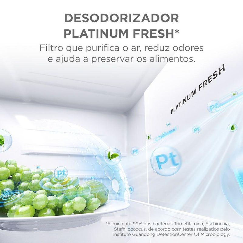 Refrigerador Midea Multidoor 672L Frost Free Inverter Inox Bivolt (MDRM905MMD463)