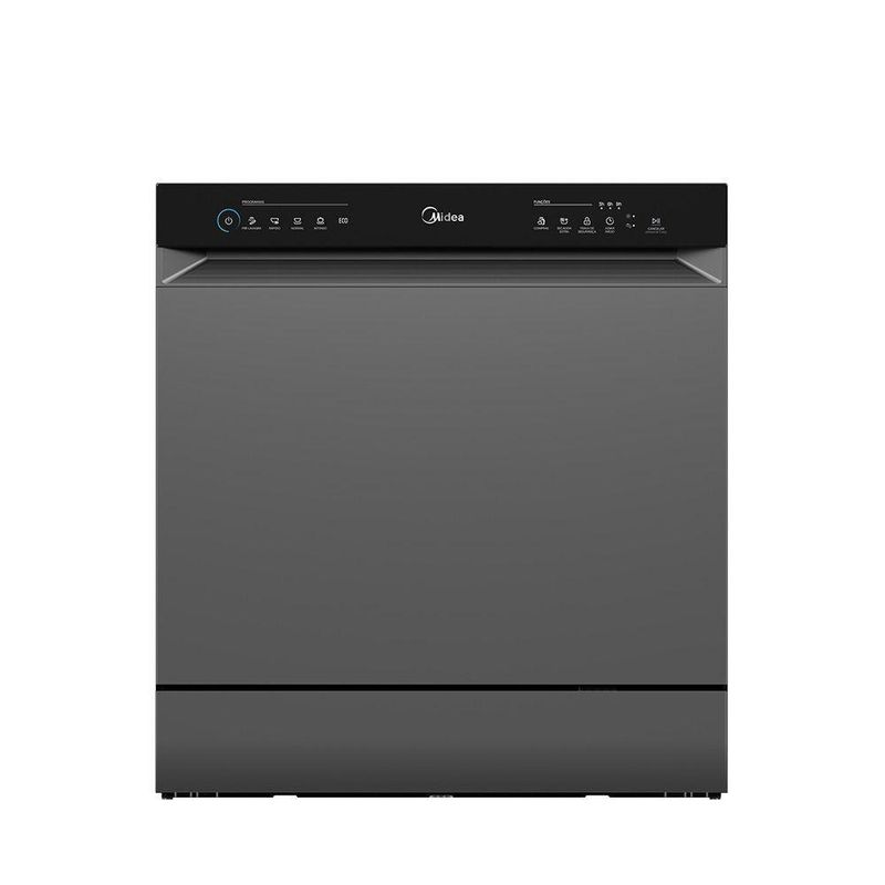 Lava-louça Midea 8 Serviços Touch Plus Cinza 127V (MDWTF08S1)