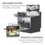 Lava-louça Midea 8 Serviços Touch Plus Cinza 127V (MDWTF08S1)