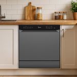Lava-louça Midea 8 Serviços Touch Plus Cinza 127V (MDWTF08S1)