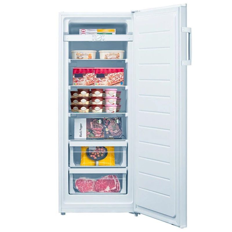 Freezer Vertical Midea 196L 2 Em 1 Turbo MDRU276FZA Branco 110V