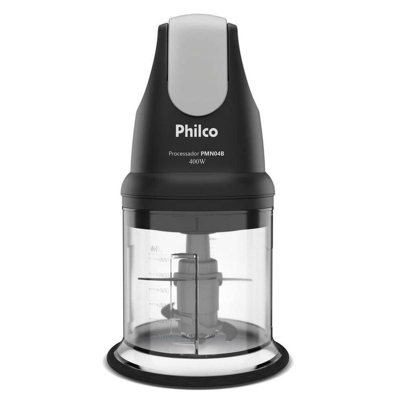 Processador de Alimentos Philco PMN04B 3 em 1 400W Preto 220V