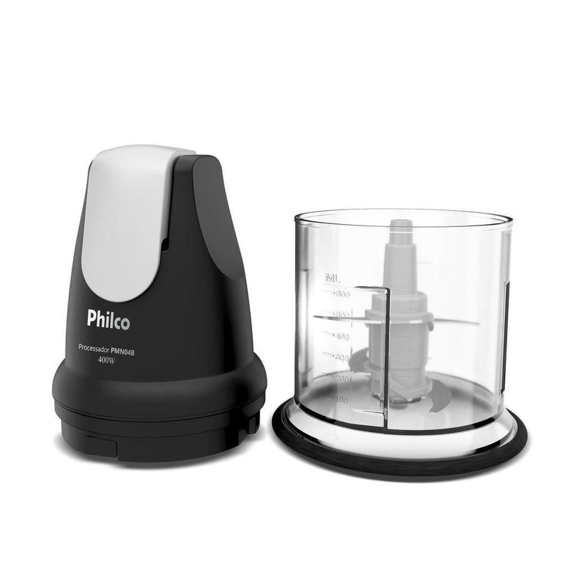 Processador de Alimentos Philco PMN04B 3 em 1 400W Preto 220V