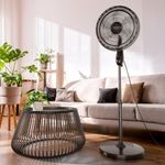 Ventilador de Coluna Britânia 160W 40cm 6 Pás 3 Velocidades Preto BVC41A 220V