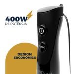 Mixer de Mão Britânia BMX40A 400W 2 Velocidades Preto 110V com Copo Medidor