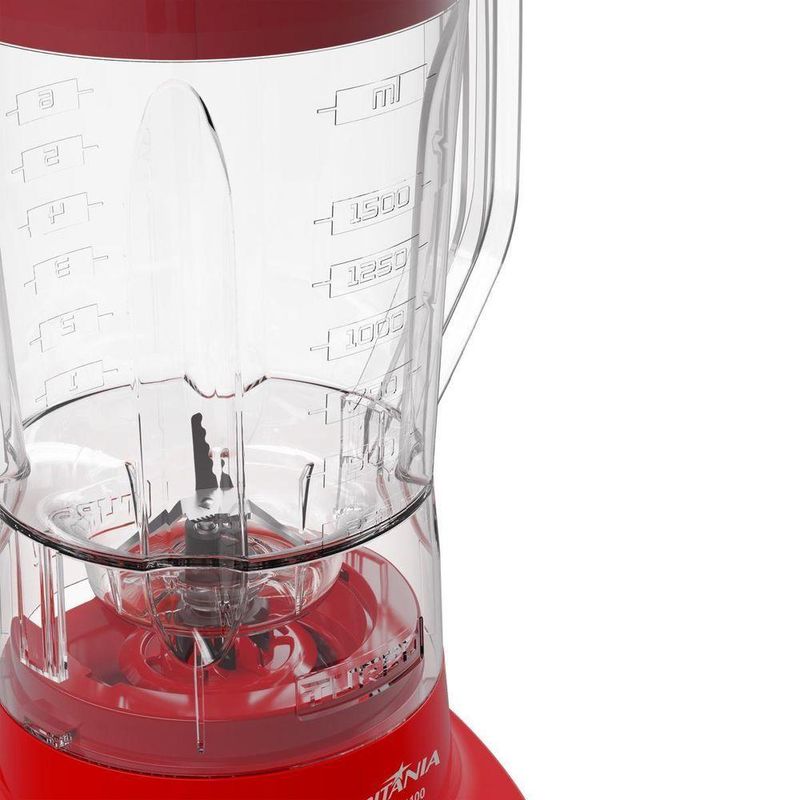 Liquidificador Britânia Diamante 1100 VM 600W 2,6L 4 Velocidades Vermelho 220V
