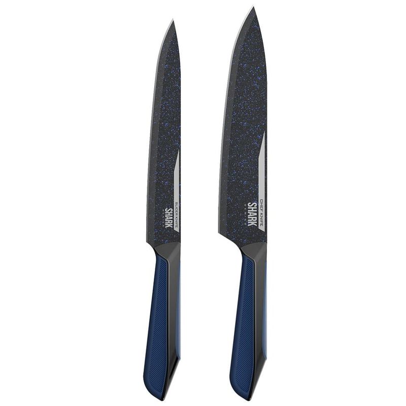 Conjunto de 2 facas polishop ichef special cut azul