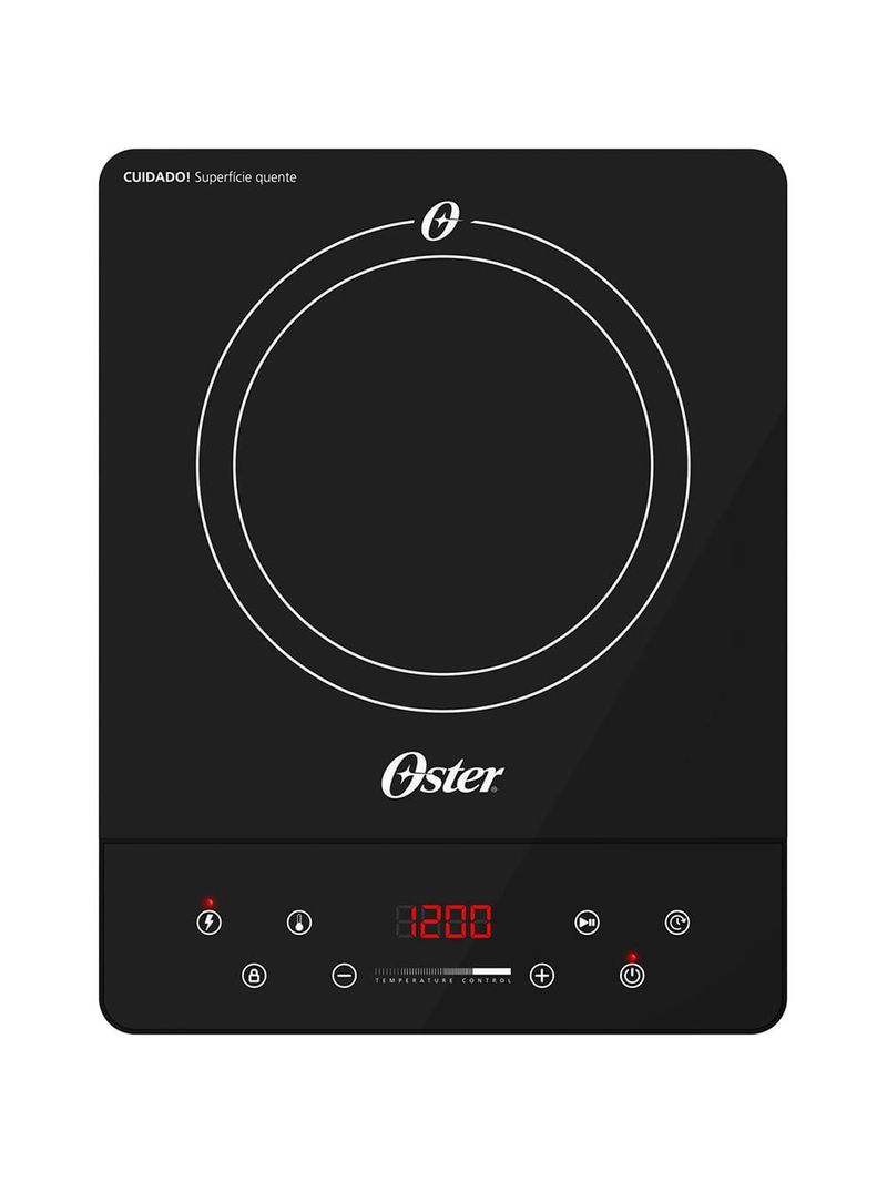 Cooktop De Indução 1 Boca Oster Touch Screen Portátil 110V