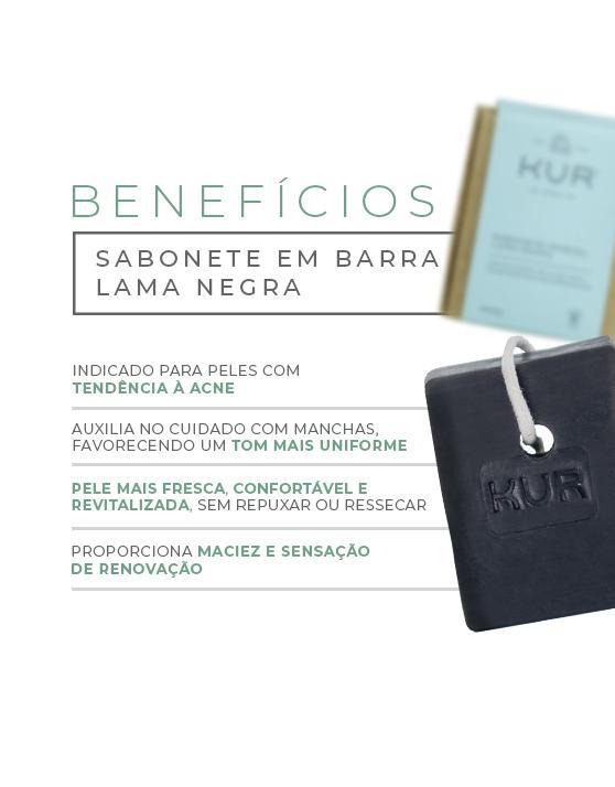 Sabonete vegetal em barra lama negra - 100g