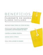 Sabonete em barra limÃo siciliano - 100g