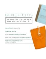 Sabonete em barra amÊndoas com avelÃ - 100g