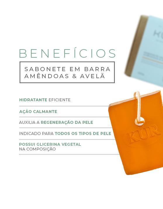 Sabonete em barra amÊndoas com avelÃ - 100g