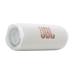 Caixa de som portátil jbl flip 7 bluetooth 35w ip68 ai sound boost 16h bateria branca
