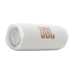 Caixa de som portátil jbl flip 7 bluetooth 35w ip68 ai sound boost 16h bateria branca