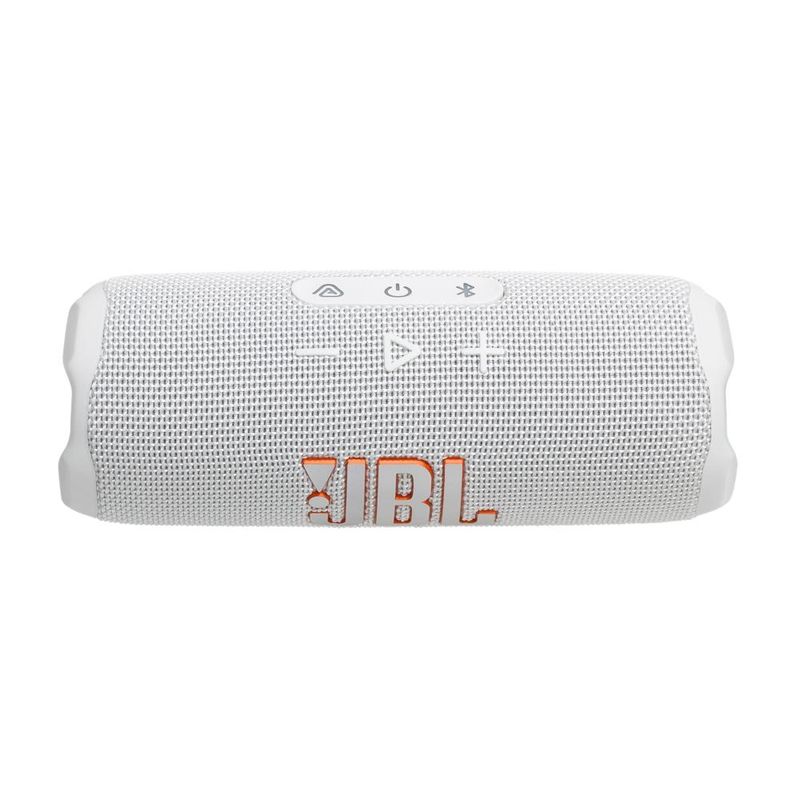 Caixa de som portátil jbl flip 7 bluetooth 35w ip68 ai sound boost 16h bateria branca