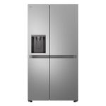 Geladeira lg side by side gc-l267klq 638l inox look bivolt inverter wi-fi