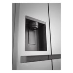 Geladeira lg side by side gc-l267klq 638l inox look bivolt inverter wi-fi