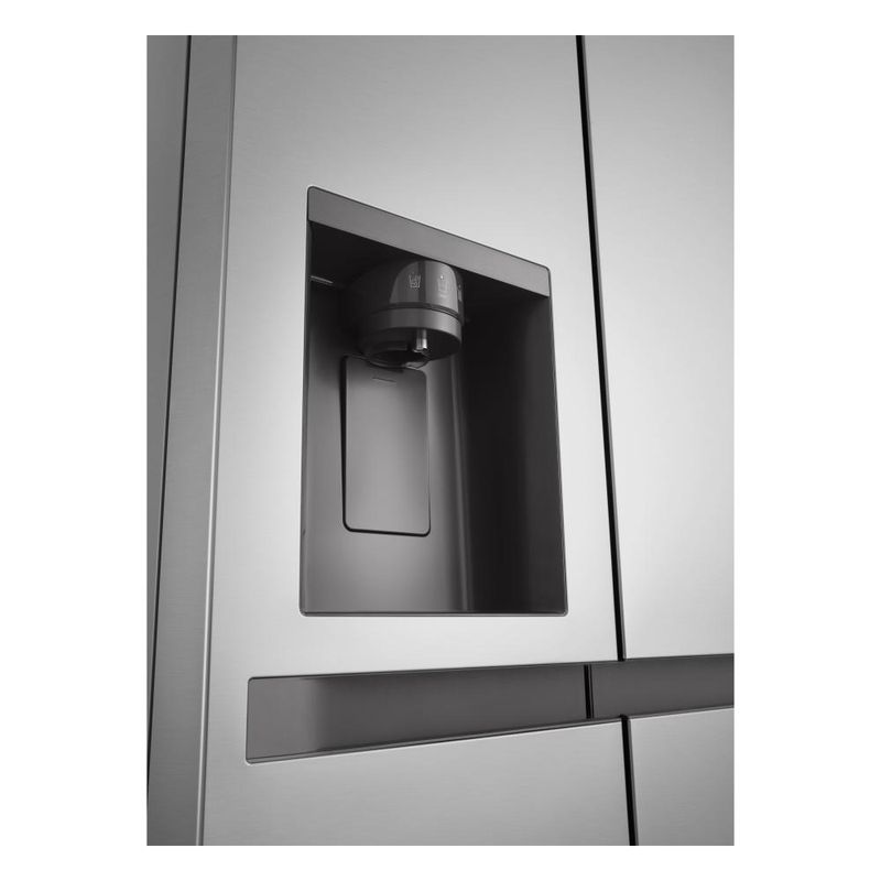Geladeira lg side by side gc-l267klq 638l inox look bivolt inverter wi-fi