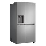 Geladeira lg side by side gc-l267klq 638l inox look bivolt inverter wi-fi