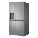 Geladeira lg side by side gc-l267klq 638l inox look bivolt inverter wi-fi