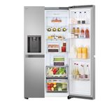 Geladeira lg side by side gc-l267klq 638l inox look bivolt inverter wi-fi